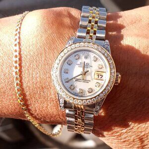 Rolex Ladies 26mm Datejust 69173 MOP Diamond jubilee